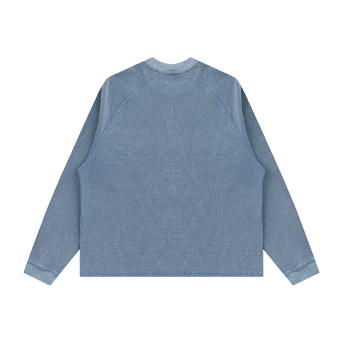 Bleu Poudré l Knit Fisherman’s Pullover