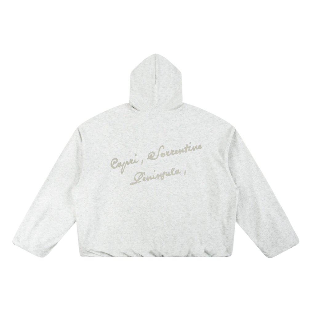 Masculine fit Ivory Promenade Pullover
