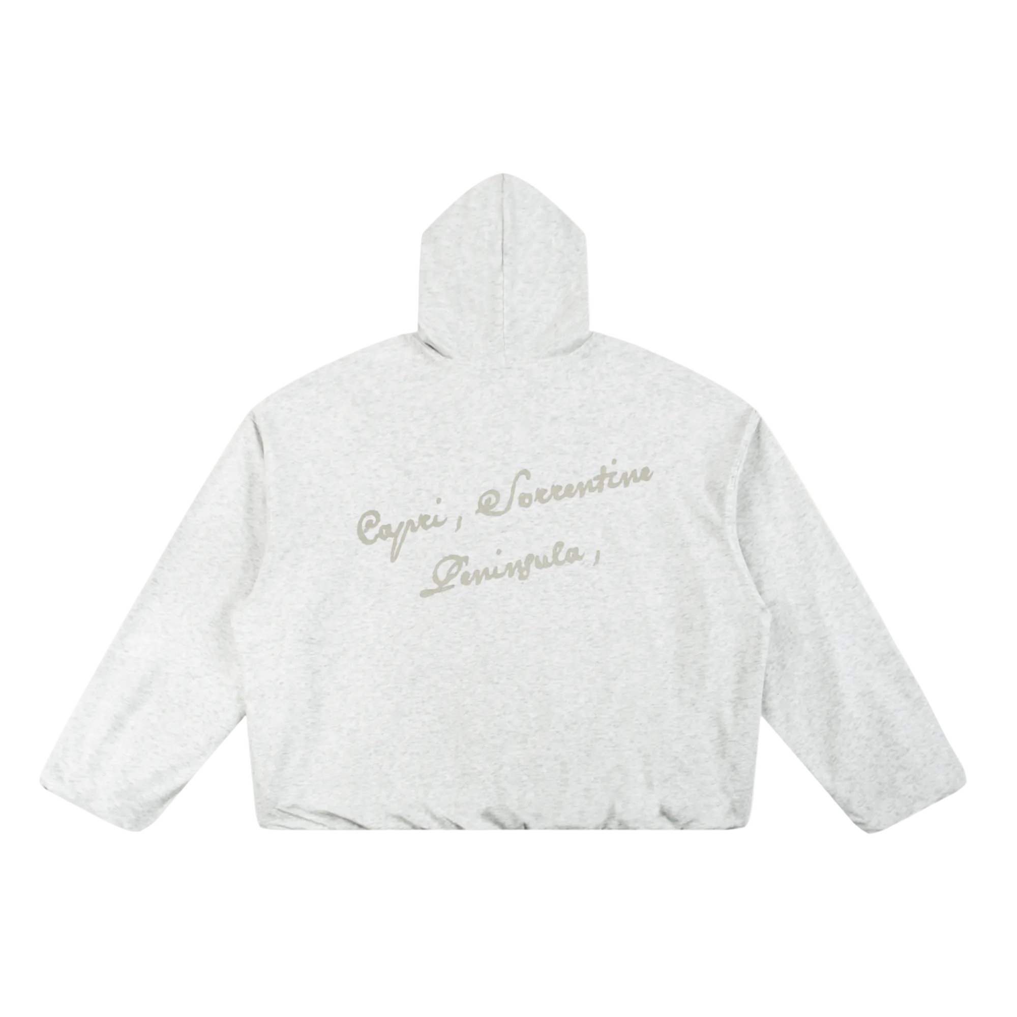 Masculine fit Ivory Promenade Pullover