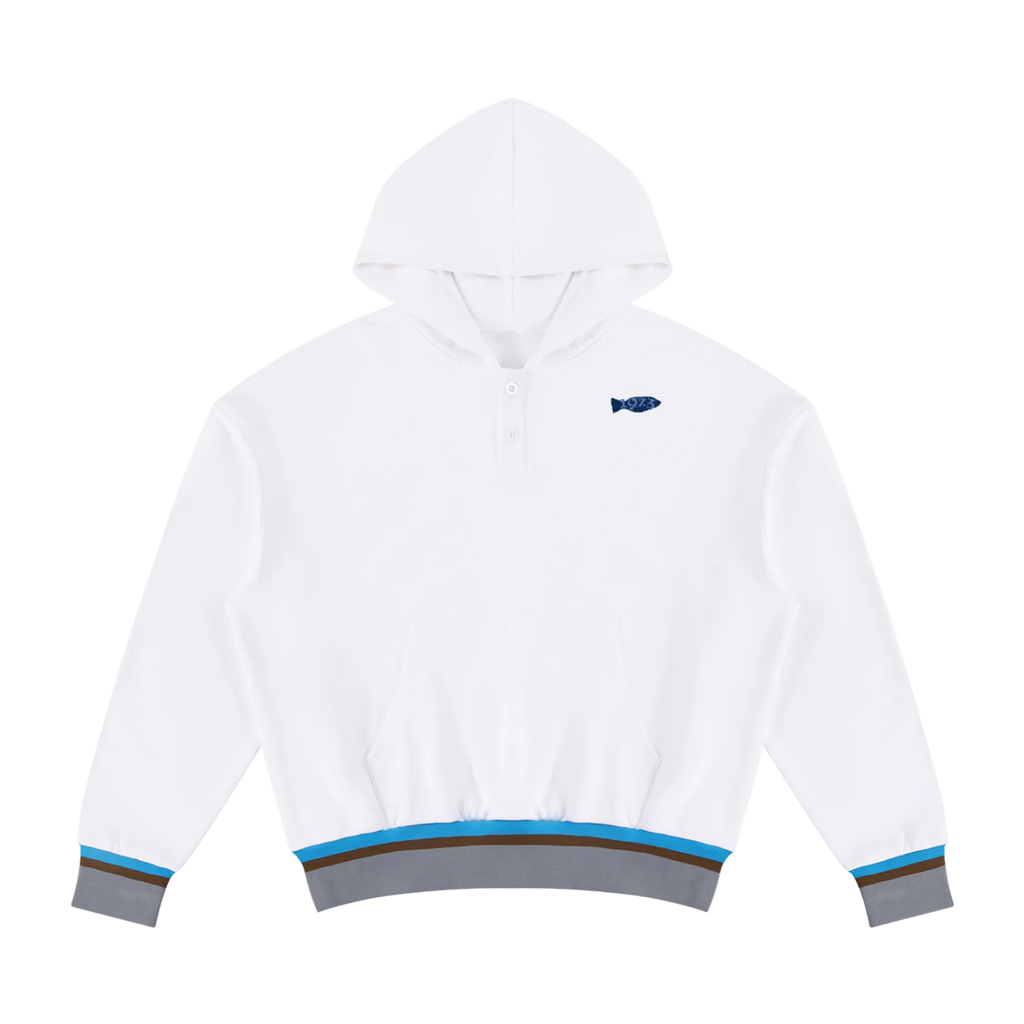 Les Vagues Button Up Pullover